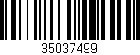 Código de barras (EAN, GTIN, SKU, ISBN): '35037499'