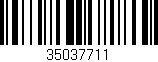 Código de barras (EAN, GTIN, SKU, ISBN): '35037711'