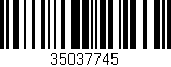 Código de barras (EAN, GTIN, SKU, ISBN): '35037745'