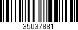 Código de barras (EAN, GTIN, SKU, ISBN): '35037881'