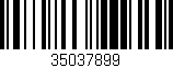 Código de barras (EAN, GTIN, SKU, ISBN): '35037899'