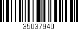 Código de barras (EAN, GTIN, SKU, ISBN): '35037940'