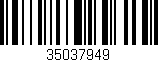 Código de barras (EAN, GTIN, SKU, ISBN): '35037949'