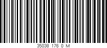 Código de barras (EAN, GTIN, SKU, ISBN): '35038_176_0_M'