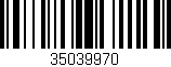 Código de barras (EAN, GTIN, SKU, ISBN): '35039970'