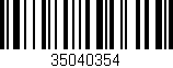 Código de barras (EAN, GTIN, SKU, ISBN): '35040354'