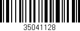 Código de barras (EAN, GTIN, SKU, ISBN): '35041128'