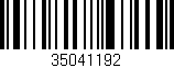 Código de barras (EAN, GTIN, SKU, ISBN): '35041192'