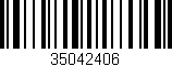 Código de barras (EAN, GTIN, SKU, ISBN): '35042406'
