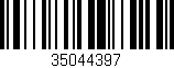 Código de barras (EAN, GTIN, SKU, ISBN): '35044397'