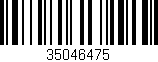 Código de barras (EAN, GTIN, SKU, ISBN): '35046475'