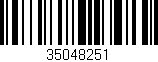 Código de barras (EAN, GTIN, SKU, ISBN): '35048251'