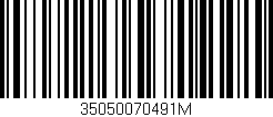 Código de barras (EAN, GTIN, SKU, ISBN): '35050070491M'