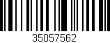 Código de barras (EAN, GTIN, SKU, ISBN): '35057562'