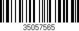 Código de barras (EAN, GTIN, SKU, ISBN): '35057565'