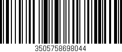 Código de barras (EAN, GTIN, SKU, ISBN): '3505758698044'