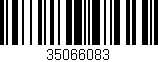 Código de barras (EAN, GTIN, SKU, ISBN): '35066083'