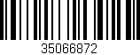 Código de barras (EAN, GTIN, SKU, ISBN): '35066872'