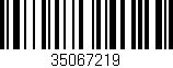 Código de barras (EAN, GTIN, SKU, ISBN): '35067219'