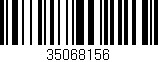 Código de barras (EAN, GTIN, SKU, ISBN): '35068156'