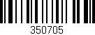 Código de barras (EAN, GTIN, SKU, ISBN): '350705'