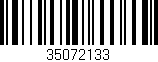 Código de barras (EAN, GTIN, SKU, ISBN): '35072133'