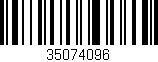 Código de barras (EAN, GTIN, SKU, ISBN): '35074096'