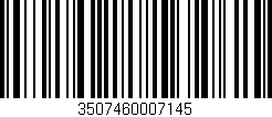 Código de barras (EAN, GTIN, SKU, ISBN): '3507460007145'