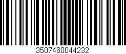 Código de barras (EAN, GTIN, SKU, ISBN): '3507460044232'