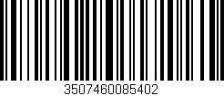 Código de barras (EAN, GTIN, SKU, ISBN): '3507460085402'