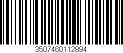 Código de barras (EAN, GTIN, SKU, ISBN): '3507460112894'