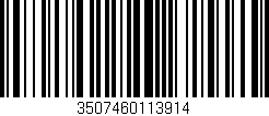Código de barras (EAN, GTIN, SKU, ISBN): '3507460113914'