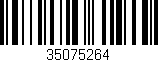 Código de barras (EAN, GTIN, SKU, ISBN): '35075264'
