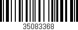 Código de barras (EAN, GTIN, SKU, ISBN): '35083368'