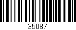 Código de barras (EAN, GTIN, SKU, ISBN): '35087'