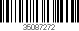 Código de barras (EAN, GTIN, SKU, ISBN): '35087272'