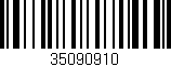 Código de barras (EAN, GTIN, SKU, ISBN): '35090910'