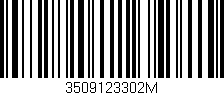 Código de barras (EAN, GTIN, SKU, ISBN): '3509123302M'