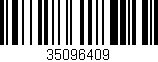 Código de barras (EAN, GTIN, SKU, ISBN): '35096409'