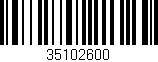 Código de barras (EAN, GTIN, SKU, ISBN): '35102600'