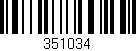 Código de barras (EAN, GTIN, SKU, ISBN): '351034'