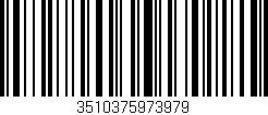 Código de barras (EAN, GTIN, SKU, ISBN): '3510375973979'