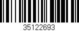 Código de barras (EAN, GTIN, SKU, ISBN): '35122693'