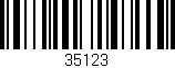 Código de barras (EAN, GTIN, SKU, ISBN): '35123'