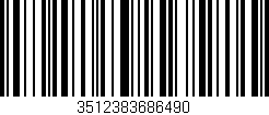 Código de barras (EAN, GTIN, SKU, ISBN): '3512383686490'