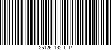 Código de barras (EAN, GTIN, SKU, ISBN): '35126_182_0_P'