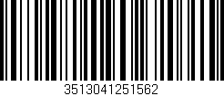 Código de barras (EAN, GTIN, SKU, ISBN): '3513041251562'