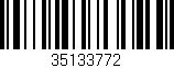 Código de barras (EAN, GTIN, SKU, ISBN): '35133772'