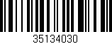 Código de barras (EAN, GTIN, SKU, ISBN): '35134030'