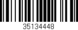Código de barras (EAN, GTIN, SKU, ISBN): '35134448'